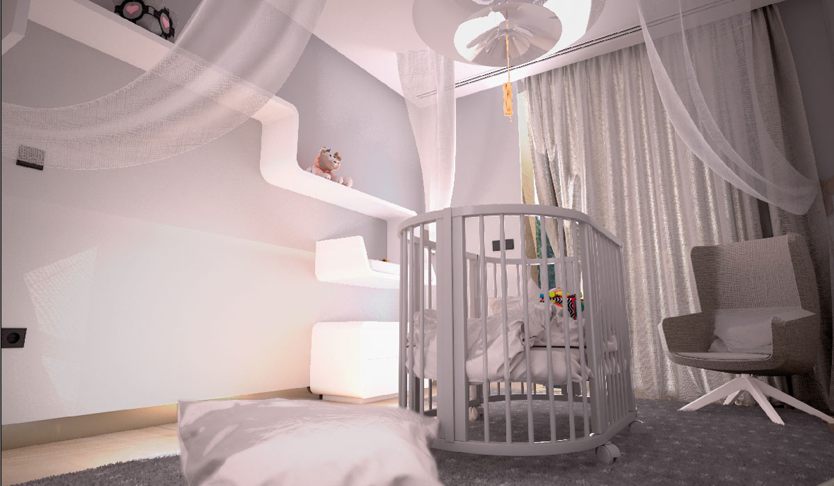 diseño para dormitorio infantil