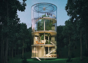 Diseño de vivienda de cristal